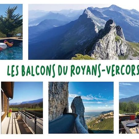 Balcons Du Royans.Logement Entier Piscine Saint-Jean-en-Royans Eksteriør billede